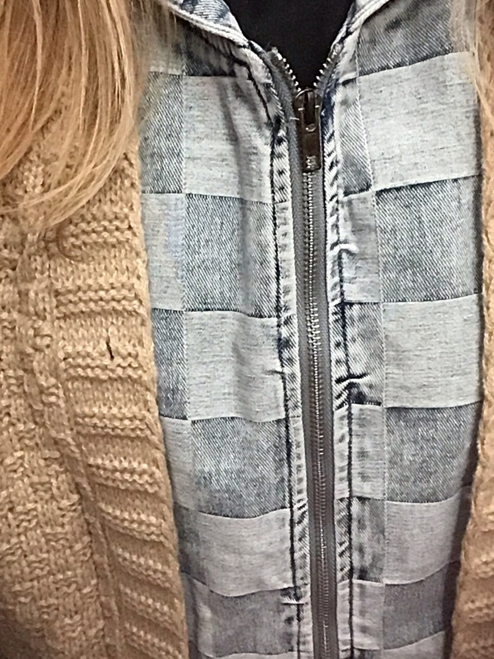 BiBi Denim Sweater Coat